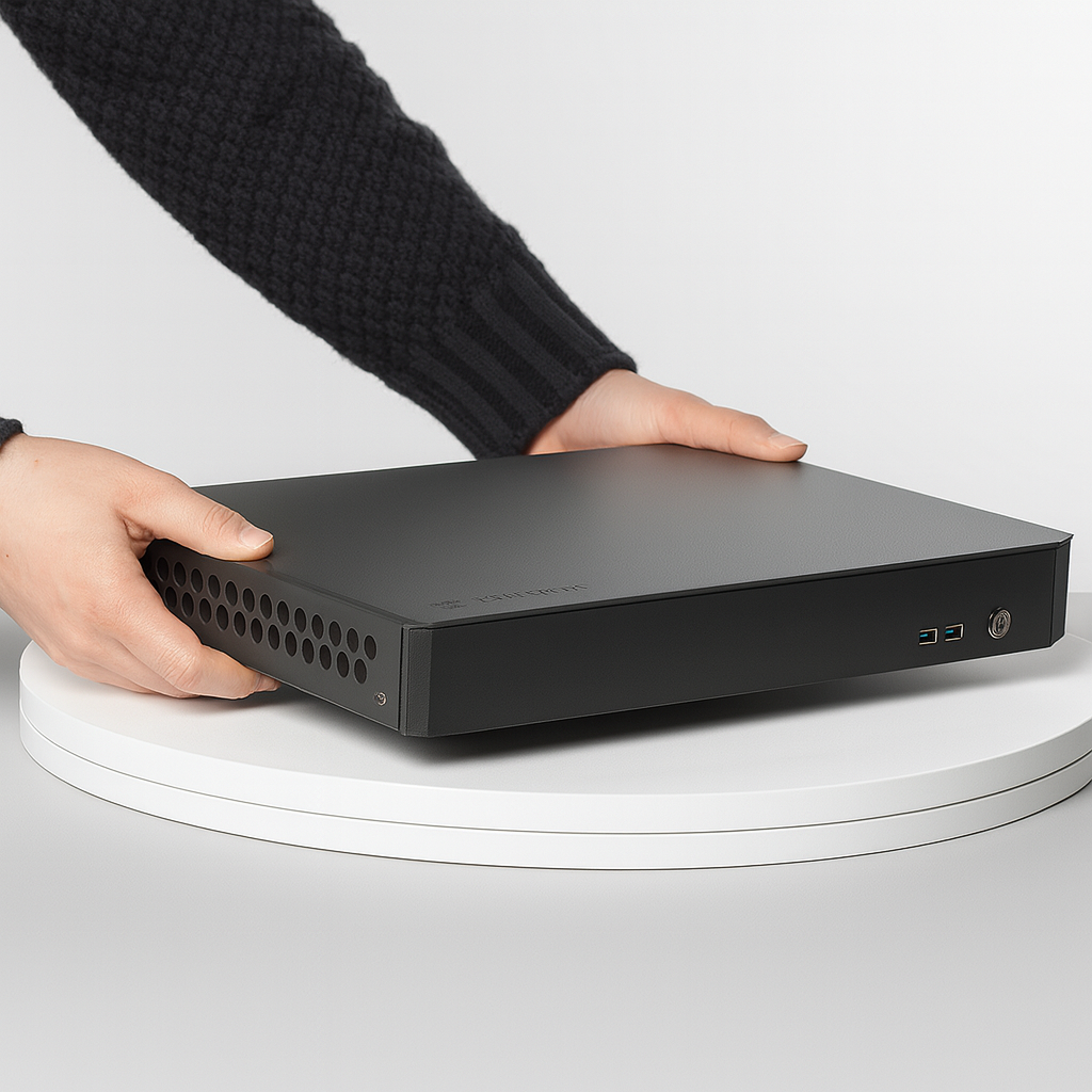 Ordinateur de bureau ÉcoÉvolutif Modixia conçu par Reboot2Life, un PC fabriqué en France, modulaire, réparable et durable, pensé pour allier performance et responsabilité environnementale. Bressuire (79) 